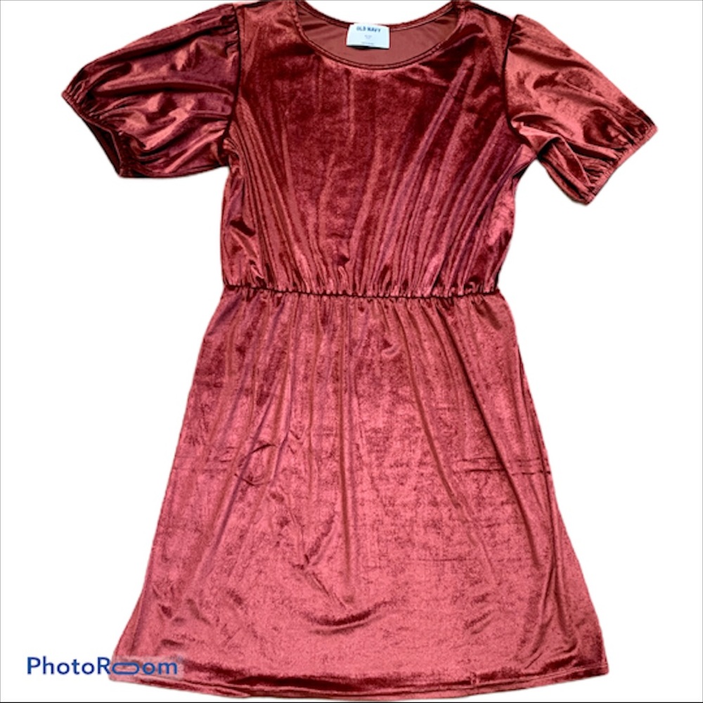 Old Navy Waist-Defined Velvet Dress for Girls